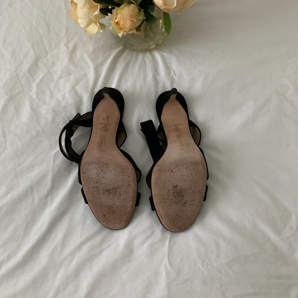 Antonio Melani Judena Women´s Black Ankle Strap Heels, Size 9 - Picture 11 of 16